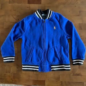 Boys Polo zip up sweatshirt.
